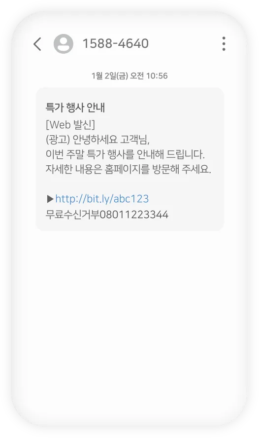 기존 문자 (SMS)